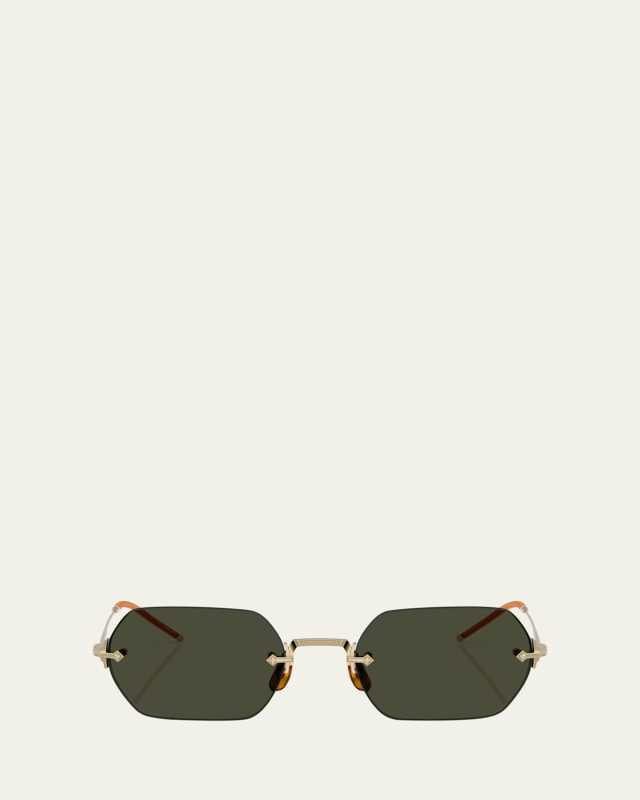 Tk-13 Titanium Square Sunglasses